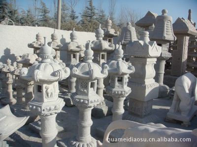 山东烟台石灯、石灯笼 、石塔、石雕灯笼、禅灯、石雕雕刻工艺品详情 - 中国供应商